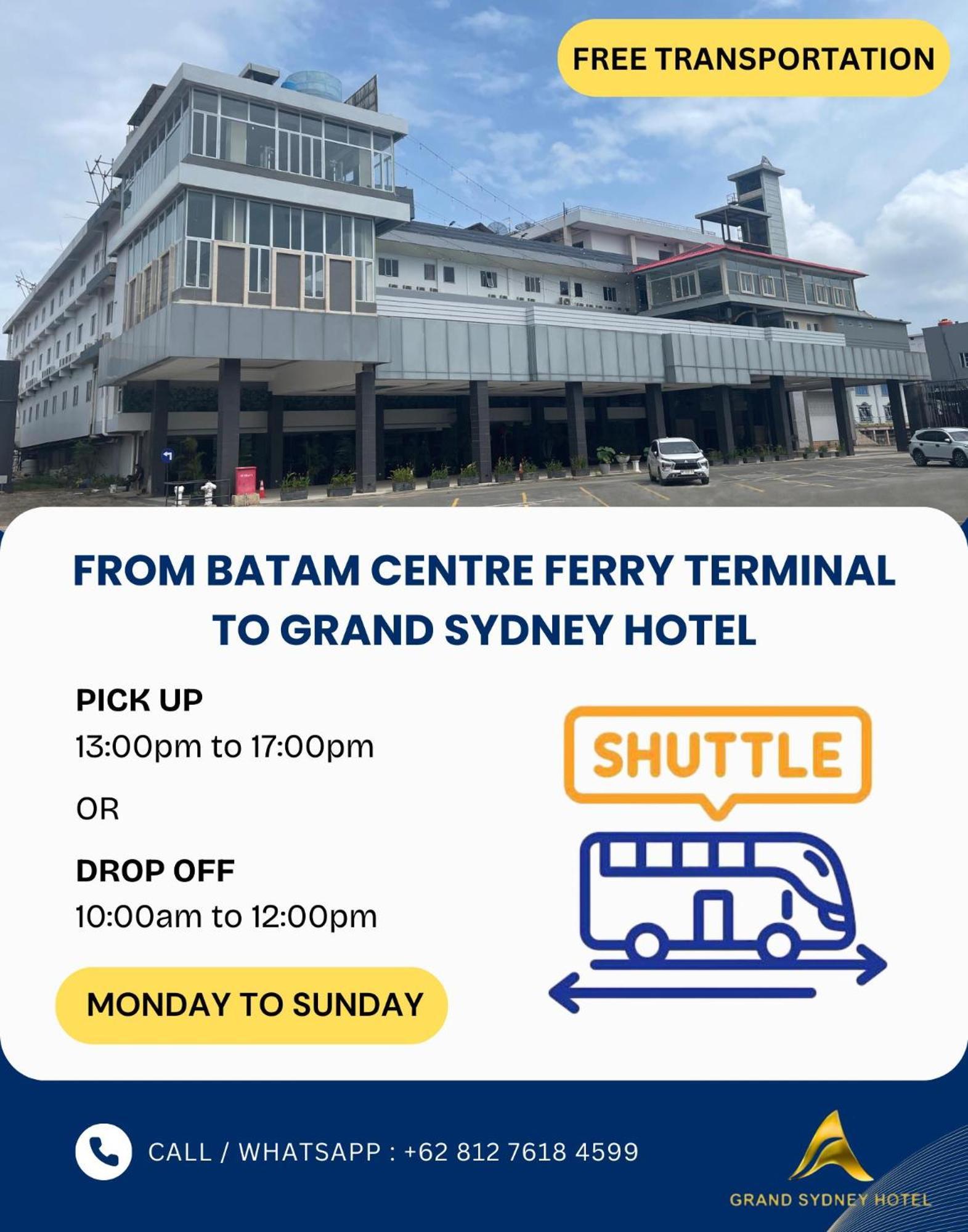 Grand Sydney Hotel Batam Eksteriør billede